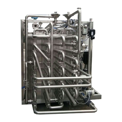 Esterilizador UHT tubular automático de 3000L/h para bebidas y alimentos líquidos