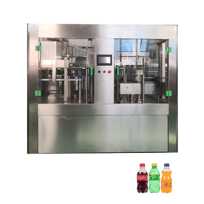3000 bph CGF14-12-5 Máquina de llenado y tapado de enjuague isobárico Unidad 3 en 1