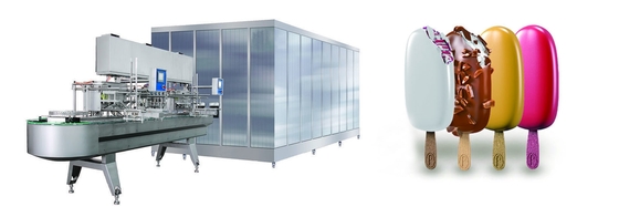 Línea de producción de helados para bebidas alimentarias con bastón automático completo 3000-15000 Pcs/Hr